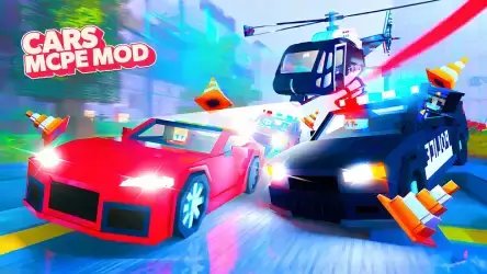 Cars Mod Vehicle for Minecraft — мод на машины