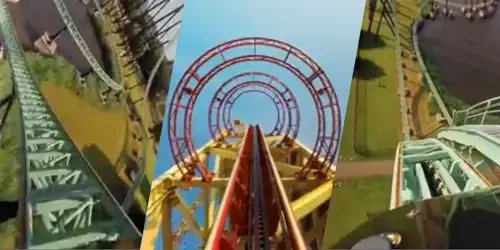 VR Thrills Roller Coaster Game