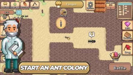 Pocket Ants: симулятор колонии муравьев