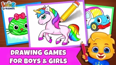Drawing Games: Draw & Color - рисование