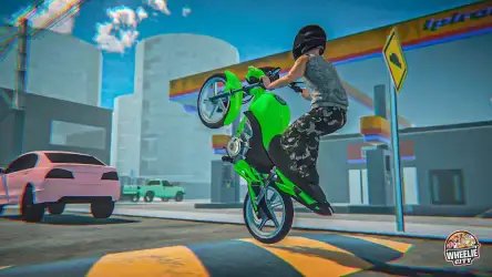 Wheelie City: Motorcycle Stunt