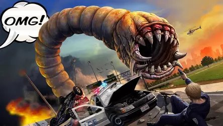 Death Worm - Alien Monster (Червяк убийца)