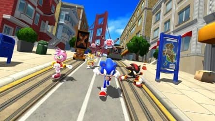 Sonic Forces: Speed Battle mobile (боевой бег)