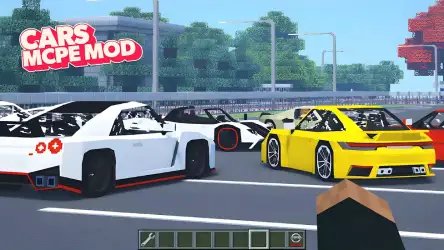 Cars Mod Vehicle for Minecraft — мод на машины