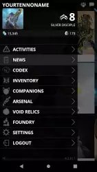 Warframe Companion mobile